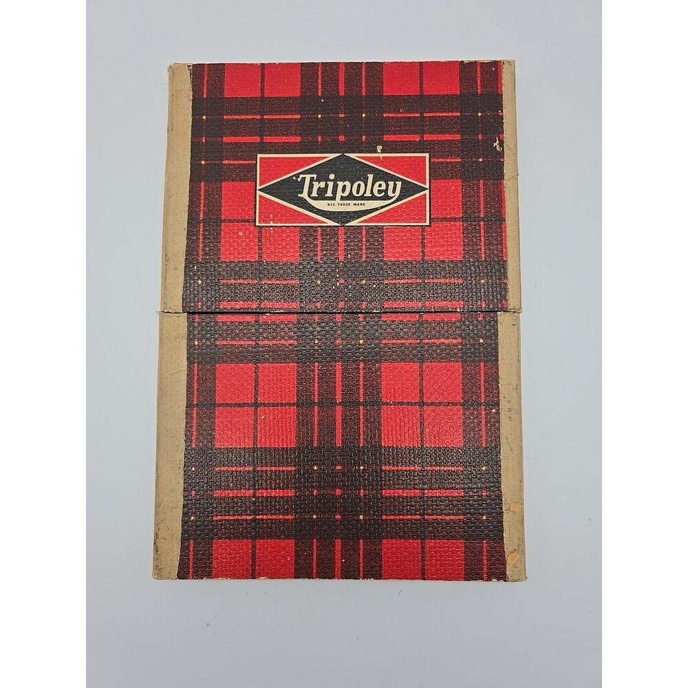 Vintage 1943 Tripoley Folding Board Game BOARD ONLY Cadaco-Ellis 24 x16"